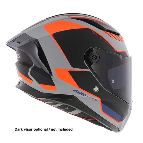 Axxis Panther SV integraalhelm Gale C4 mat fluor oranje zwart grijs
