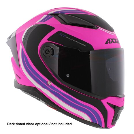 Axxis Panther SV integraalhelm Tribute mat roze