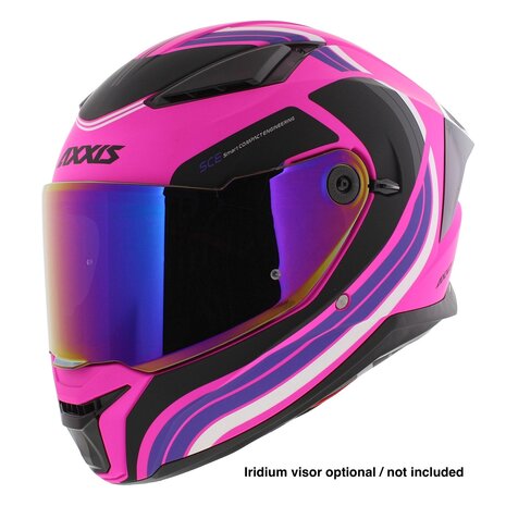 Axxis Panther SV integraalhelm Tribute mat roze