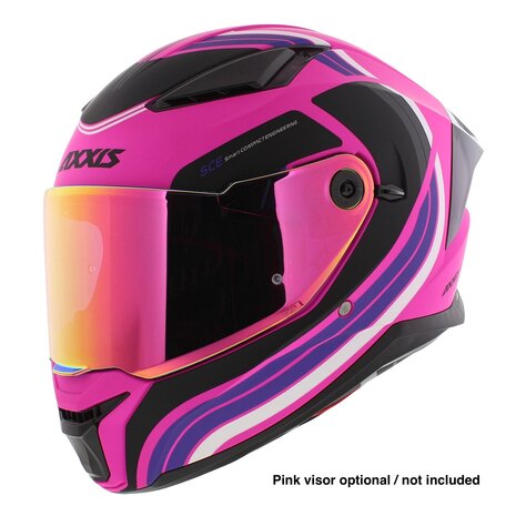 Axxis Panther SV integraalhelm Tribute mat roze