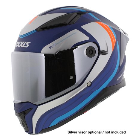 Axxis Panther SV integraalhelm Tribute C7 mat blauw