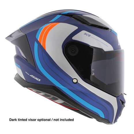 Axxis Panther SV integraalhelm Tribute C7 mat blauw