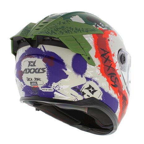 Axxis Hawk SV Evo Integraal helm Sick Joke