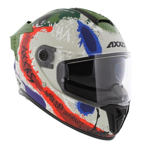 Axxis Hawk SV Evo Integraal helm Sick Joke