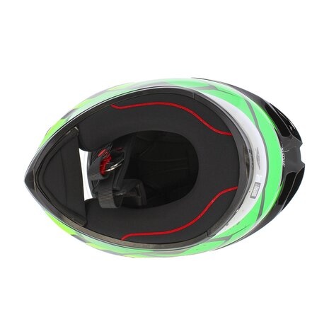 AGV K1 S Motorhelm Punkpulse glans zwart paars groen