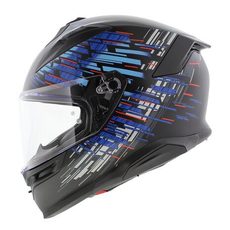 AGV K7 motorhelm Genisys zwart blauw grijs