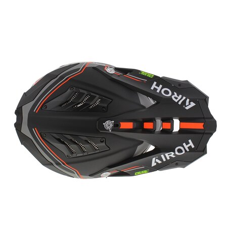Airoh Helm Aviator 3 AMS&sup2; Leader mat zwart oranje grijs