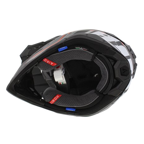 Airoh Helm Aviator 3 AMS&sup2; Leader mat zwart oranje grijs