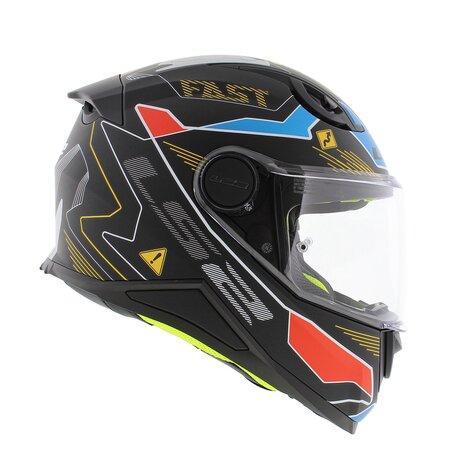 LS2 FF812 kinder integraal helm Zero mat grijs rood