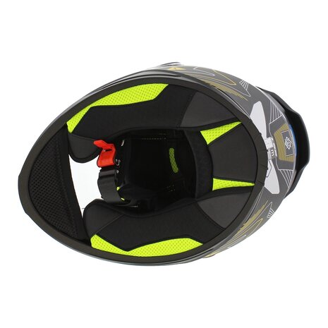 LS2 FF812 kinder integraal helm Zero mat grijs rood