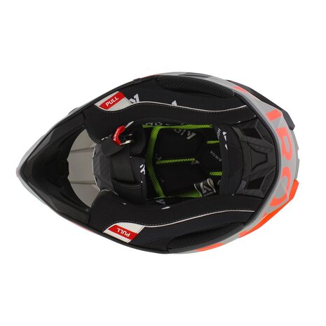 Airoh Twist 3.0 crosshelm Dynasty zwart grijs oranje