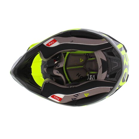 Airoh Twist 3.0 crosshelm Fancy glans zwart geel