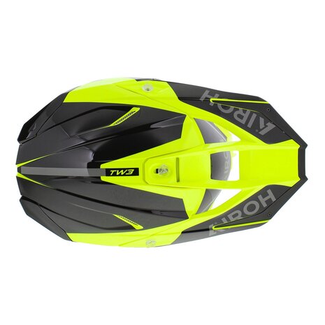 Airoh Twist 3.0 crosshelm Fancy glans zwart geel