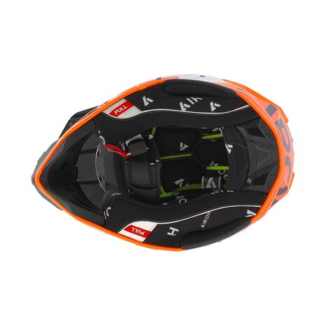 Airoh Twist 3.0 crosshelm Dirt mat zwart oranje rood