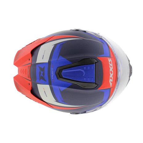Axxis Hawk SV Evo Integraal helm Ixil C7 mat blauw rood - Maat XS