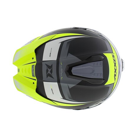 Axxis Hawk SV Evo Integraal helm Ixil mat zwart fluor geel