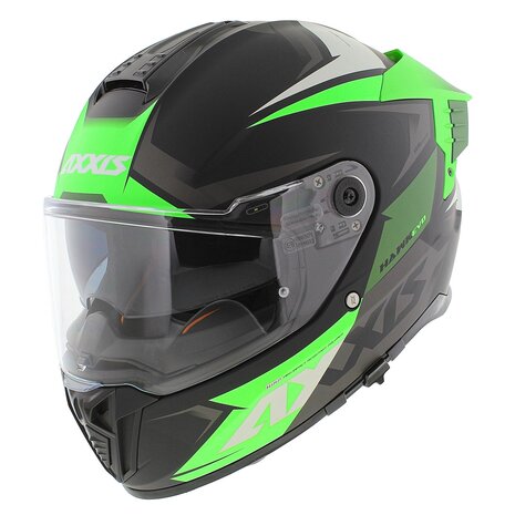 Axxis Hawk SV Evo Integraal helm Ixil mat zwart groen