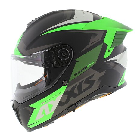 Axxis Hawk SV Evo Integraal helm Ixil mat zwart groen