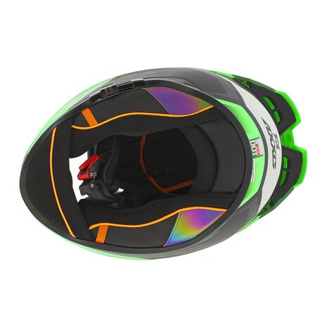 Axxis Hawk SV Evo Integraal helm Ixil mat zwart groen