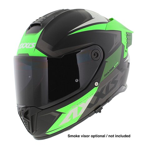 Axxis Hawk SV Evo Integraal helm Ixil mat zwart groen