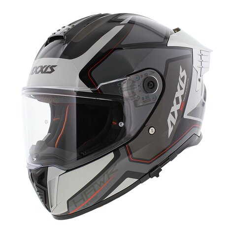 Axxis Hawk SV Evo Integraal helm Judge B2 glans grijs titanium