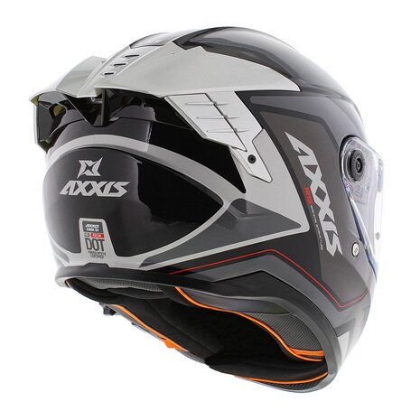 Axxis Hawk SV Evo Integraal helm Judge B2 glans grijs titanium