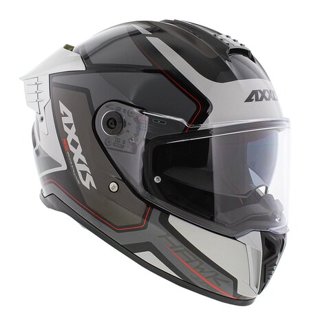 Axxis Hawk SV Evo Integraal helm Judge B2 glans grijs titanium