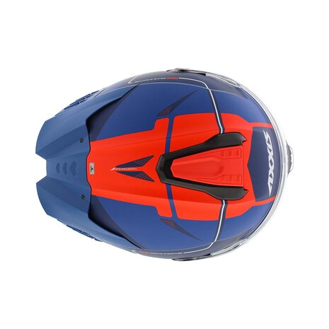 Axxis Hawk SV Evo Integraal helm Spear C5 mat blauw rood