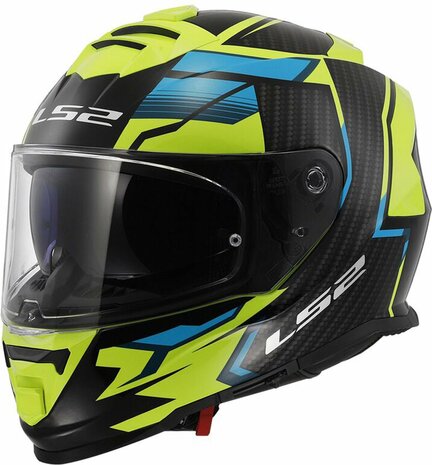 LS2 FF800 Storm II integraalhelm Tracker zwart geel