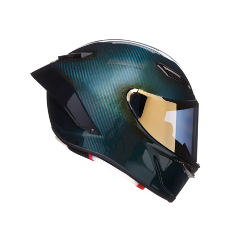 AGV Pista GP RR Helm Acqua Mono Glans blauw goud (2206)