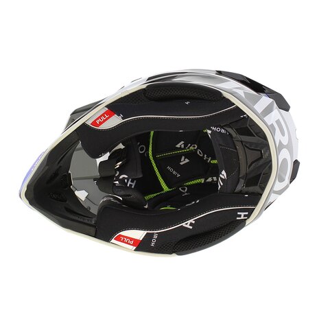 Airoh Twist 3.0 crosshelm Hustle grijs zwart oranje paars