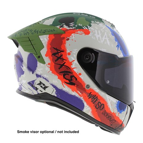 Axxis Hawk SV Evo Integraal helm Sick Joke - Limited Joker Edition