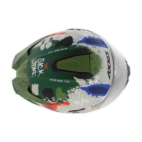 Axxis Hawk SV Evo Integraal helm Sick Joke - Limited Joker Edition