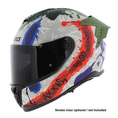 Axxis Hawk SV Evo Integraal helm Sick Joke - Limited Joker Edition