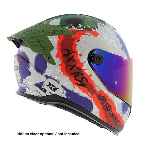Axxis Hawk SV Evo Integraal helm Sick Joke - Limited Joker Edition
