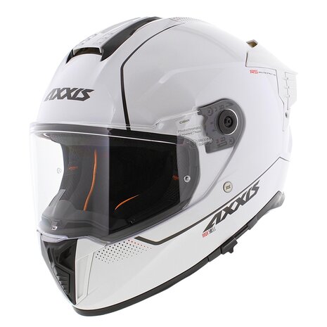 Axxis Hawk SV Evo Integraal helm solid glans parel wit