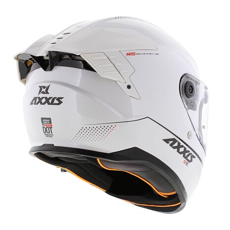 Axxis Hawk SV Evo Integraal helm solid glans parel wit