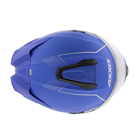 Axxis Hawk SV Evo Integraal helm solid mat blauw