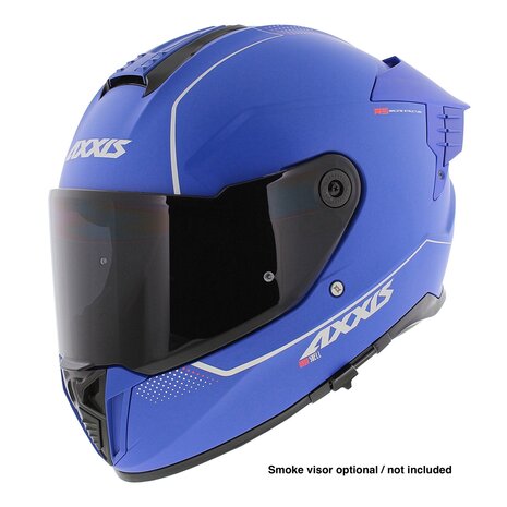 Axxis Hawk SV Evo Integraal helm solid mat blauw
