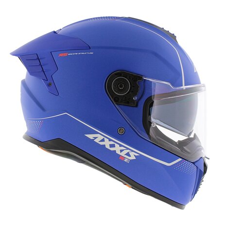 Axxis Hawk SV Evo Integraal helm solid mat blauw