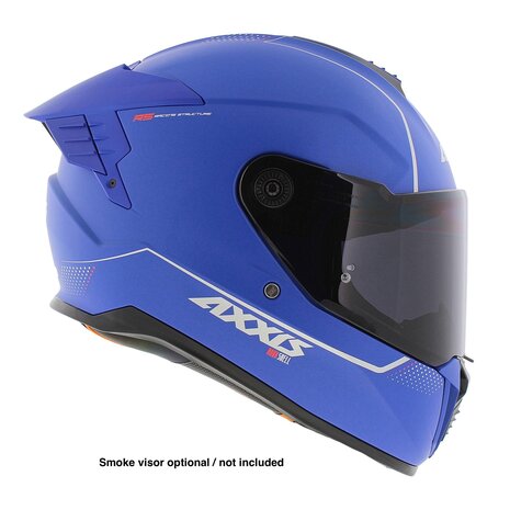 Axxis Hawk SV Evo Integraal helm solid mat blauw