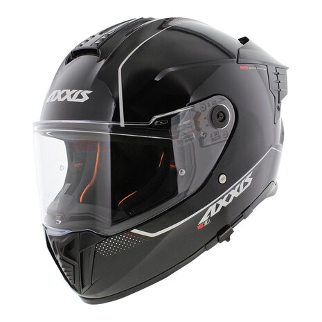 Axxis Hawk SV Evo Integraal helm solid glans zwart
