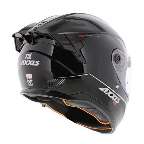 Axxis Hawk SV Evo Integraal helm solid glans zwart