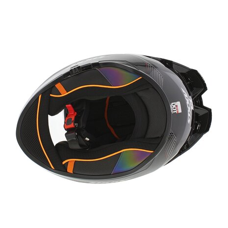 Axxis Hawk SV Evo Integraal helm solid glans zwart