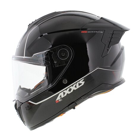 Axxis Hawk SV Evo Integraal helm solid glans zwart