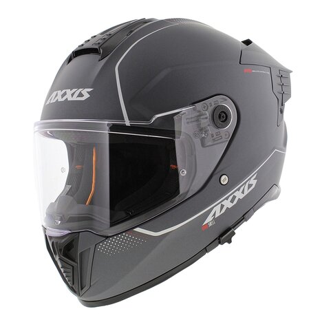 Axxis Hawk SV Evo Integraal helm solid mat titanium