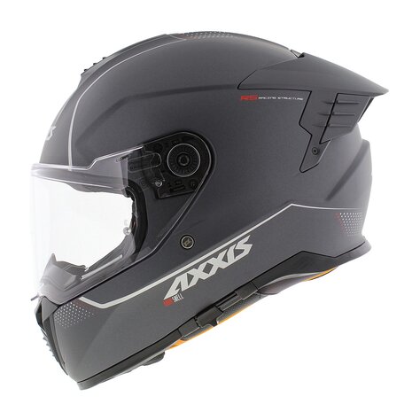 Axxis Hawk SV Evo Integraal helm solid mat titanium