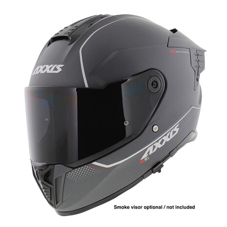 Axxis Hawk SV Evo Integraal helm solid mat titanium