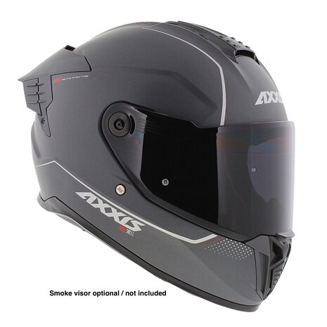 Axxis Hawk SV Evo Integraal helm solid mat titanium