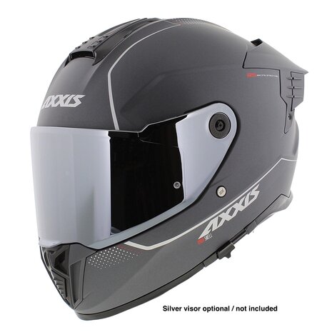 Axxis Hawk SV Evo Integraal helm solid mat titanium